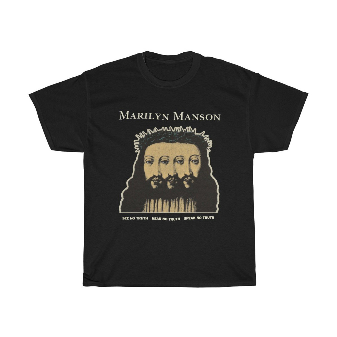 Vintage 1997 Marilyn Manson Believe Man's T-Shirt Tee