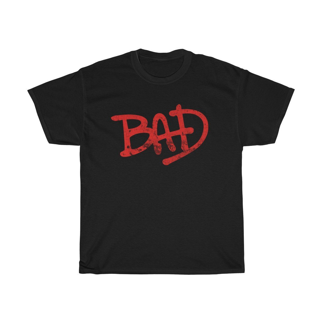 Bad Michael Jackson Logo Thriller 80S King Of Pop Dance Man's T-Shirt Tee