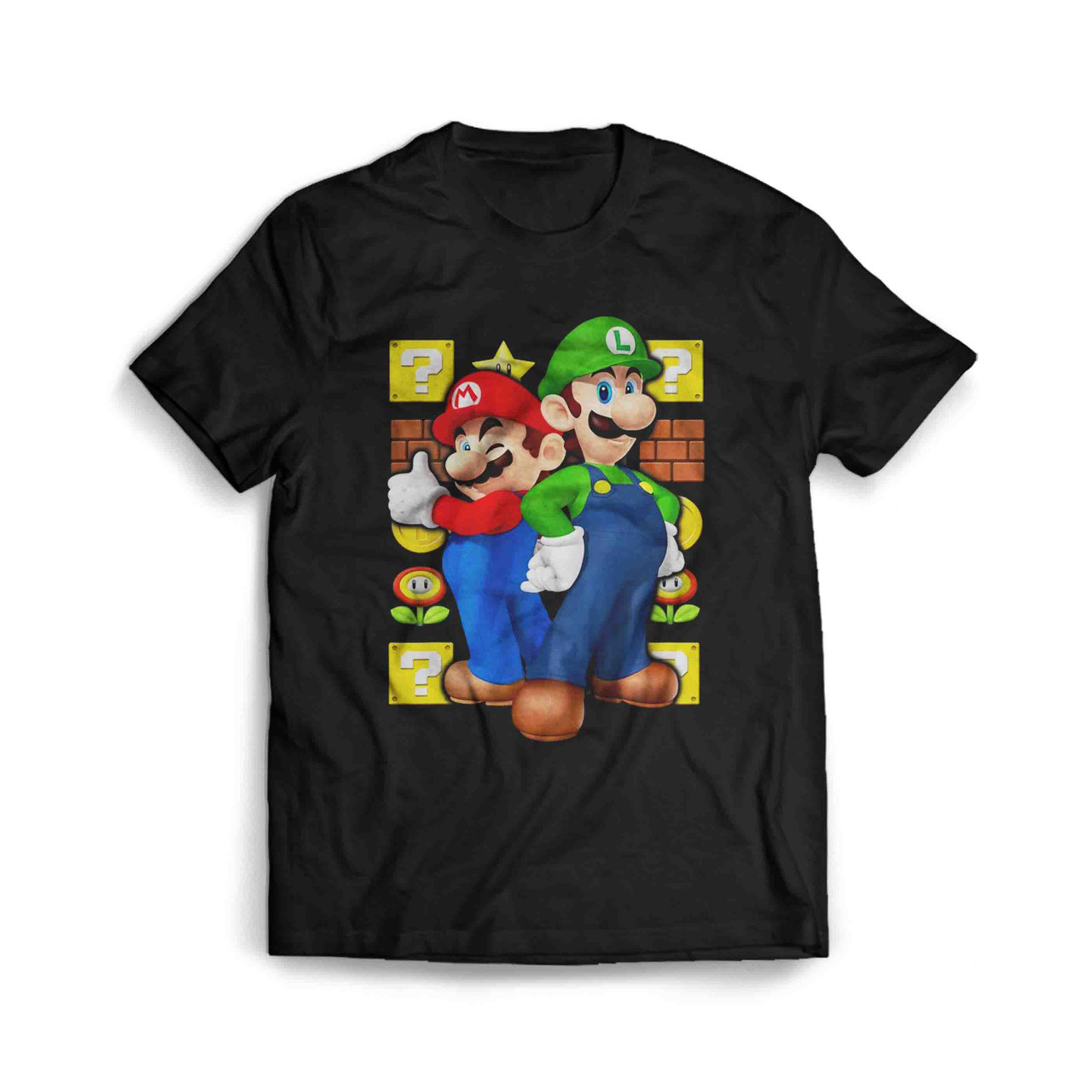 Nintendo Super Mario Luigi Thumbs Up Men's T-Shirt Tee