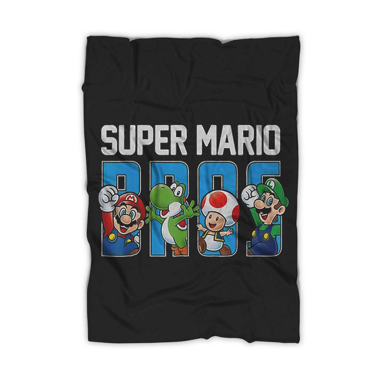 Nintendo Super Mario Bros Splash Blanket