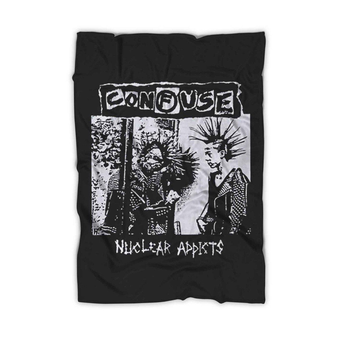 Confuse Nuclear Addicts Japanese Noise Punk Blanket