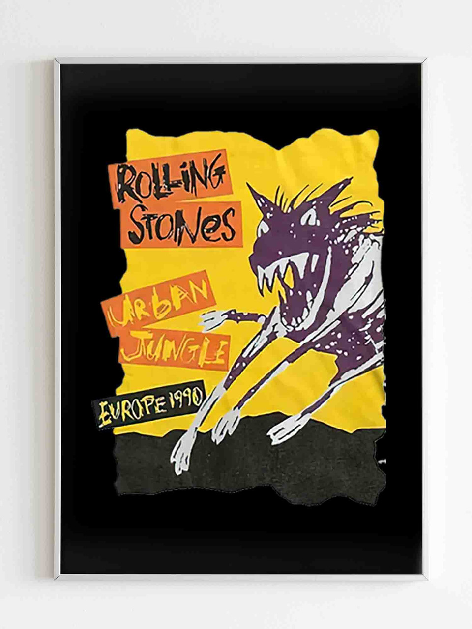 rolling stones urban jungle tour poster