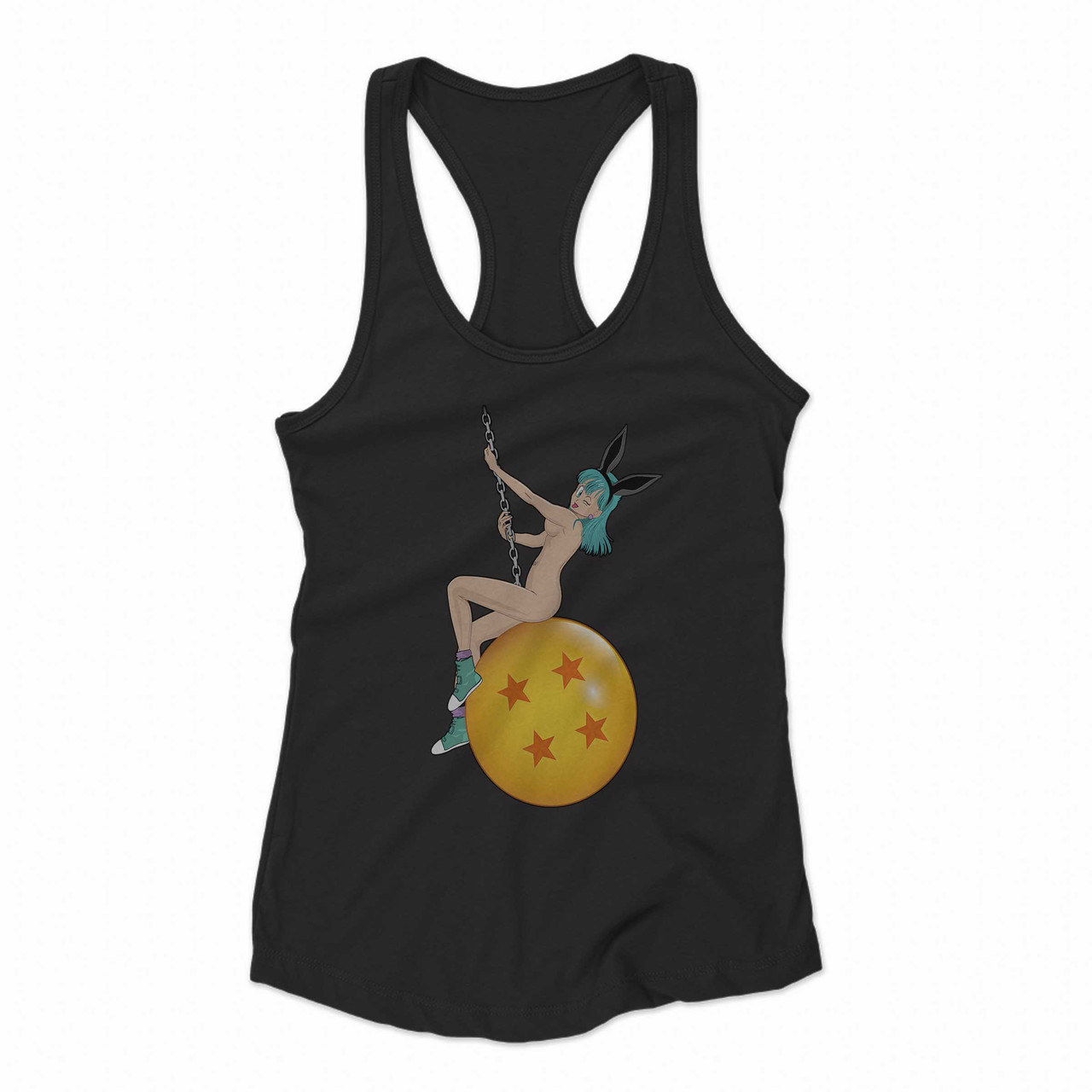 Bulma The Sexy Bunny Women Racerback Tank Tops