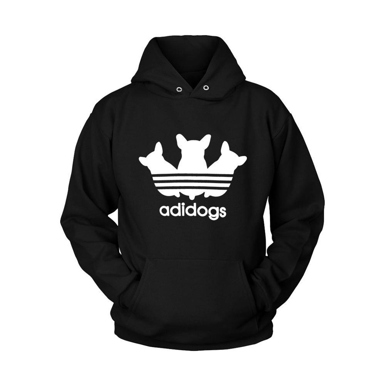 Adidogs Funny Adidas Parody Unisex Hoodie