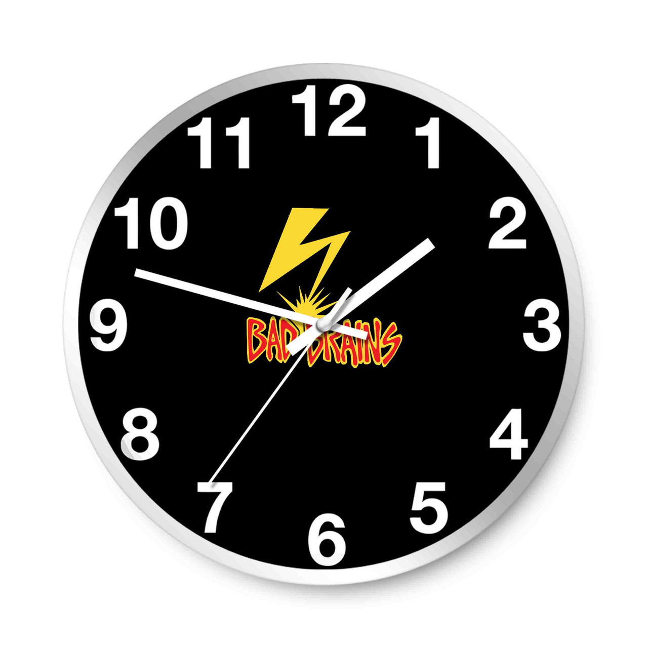 Bad Brains Logo Wall Clocks