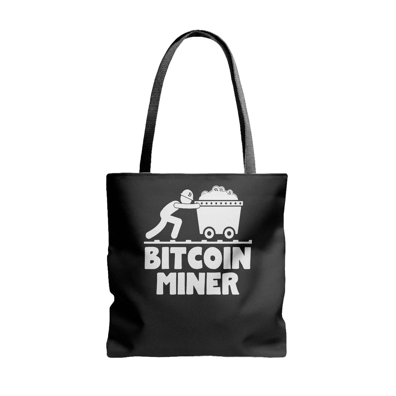 Sign And Symbol Of Cryptocurrency Bitcoin On A Thick Bag Stock Photo -  Download Image Now - iStock