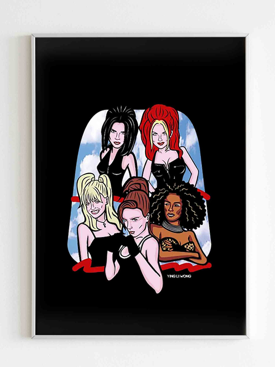 Spice Girls Art All Time Poster