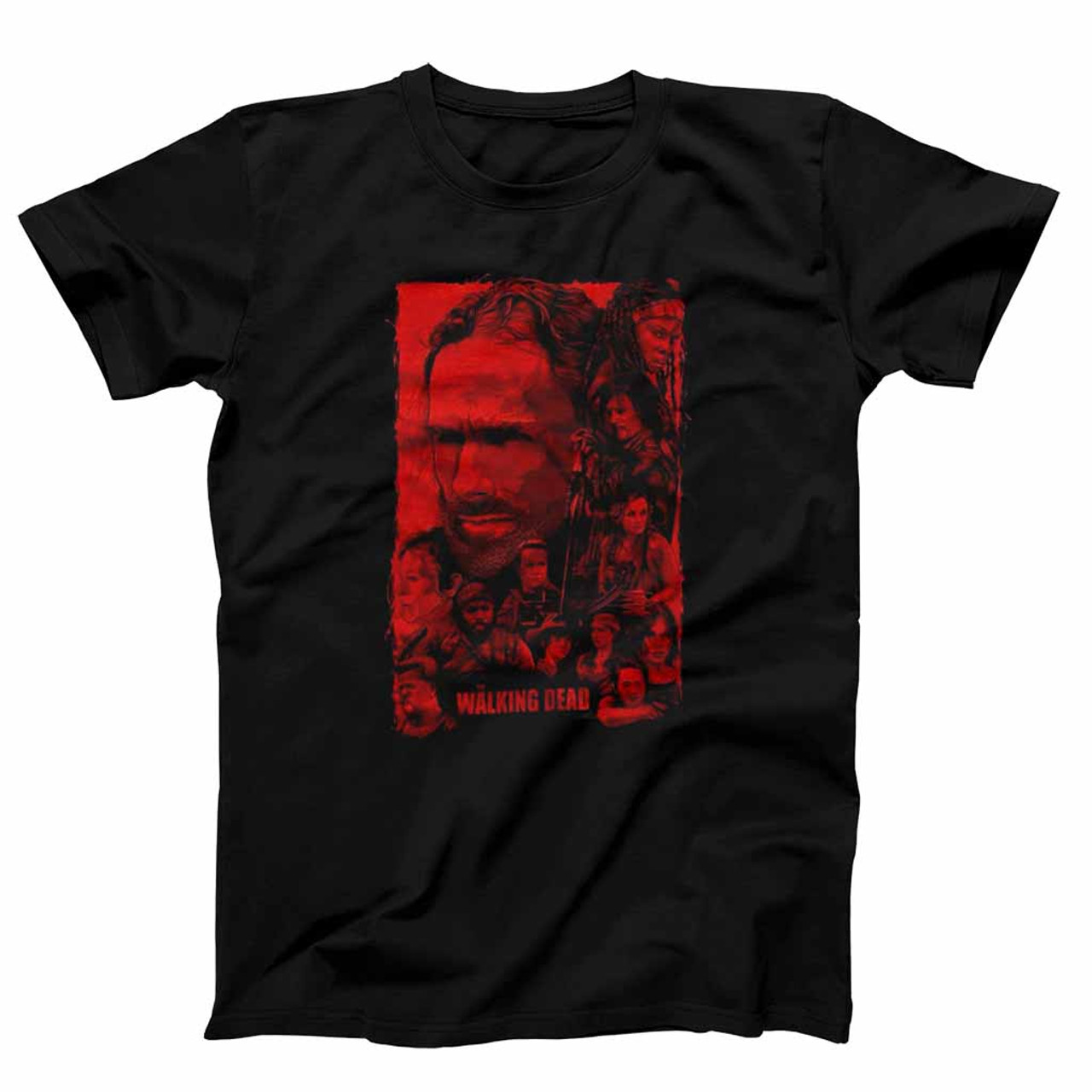 The Walking Dead Rick Grimes Daryl Dixon Negan Mens T-Shirt Tee