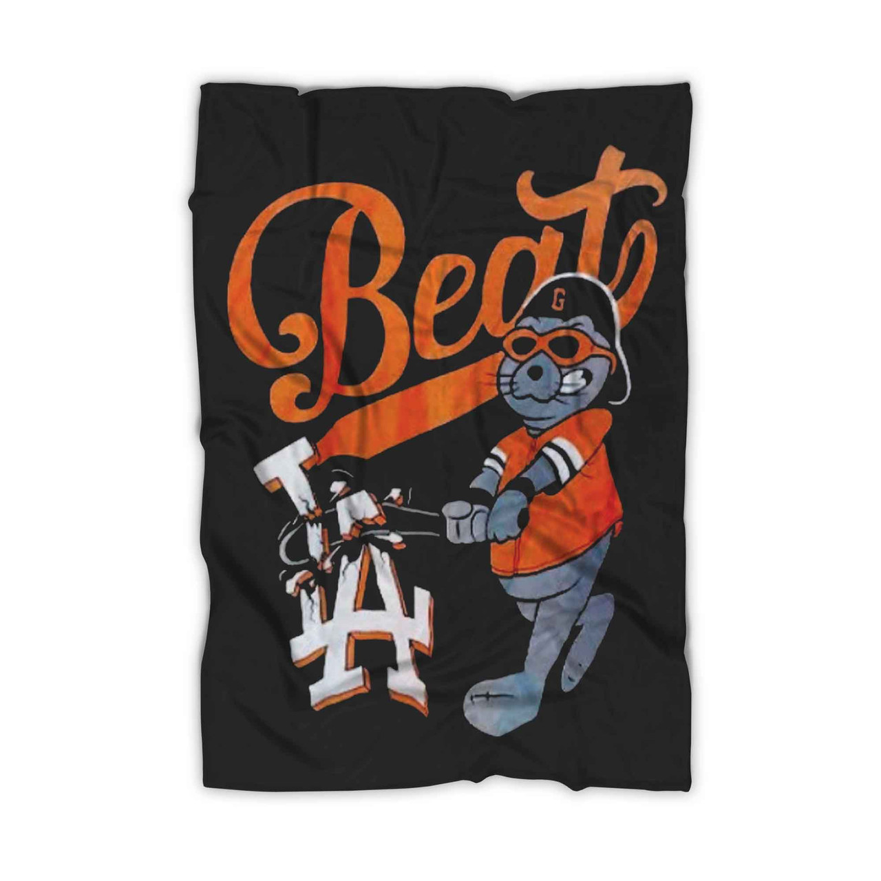 San Francisco Baseball Beat La Baseball Blanket