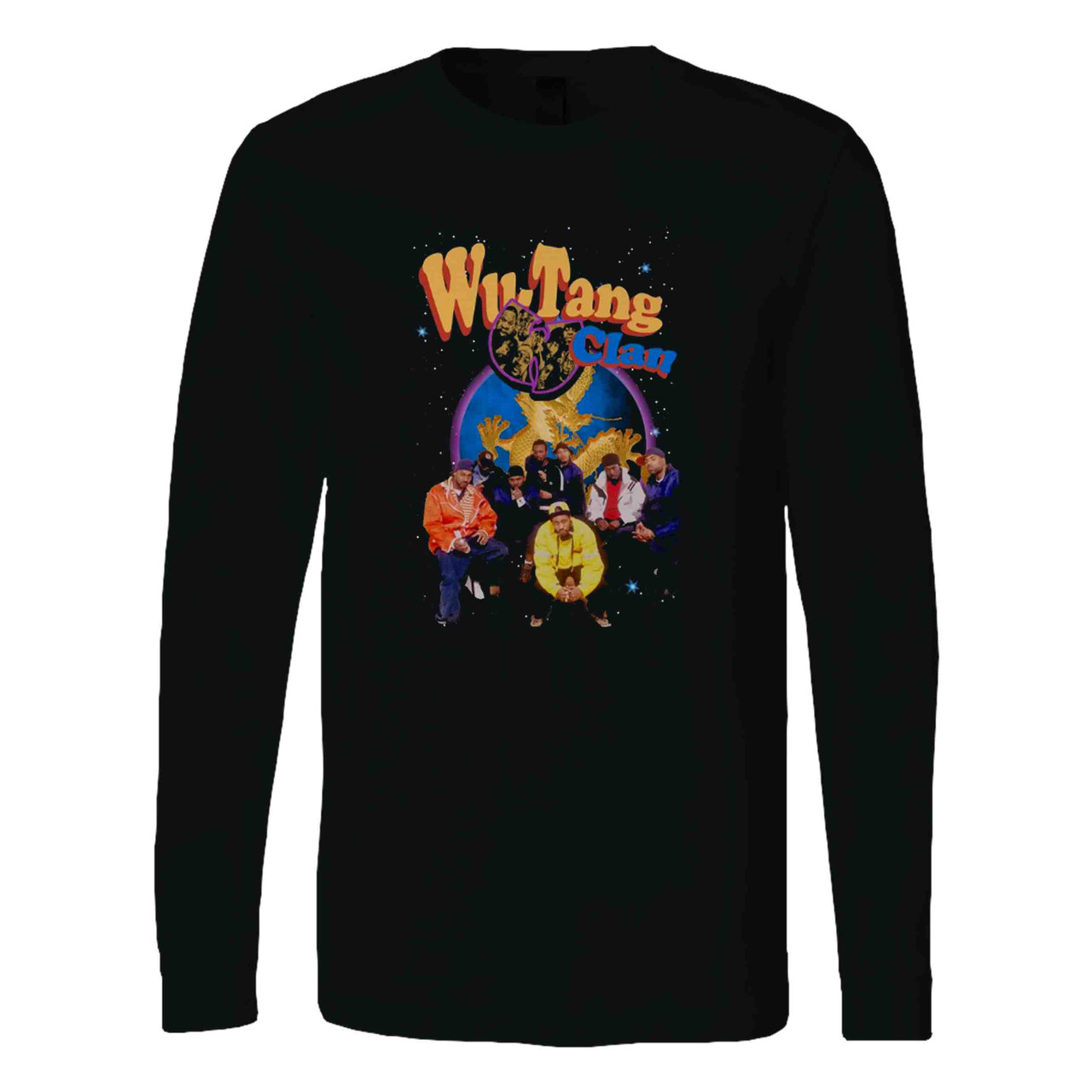 Wu Tang Clan Hip Hop Vintage Bootleg Retro 90s Long Sleeve T