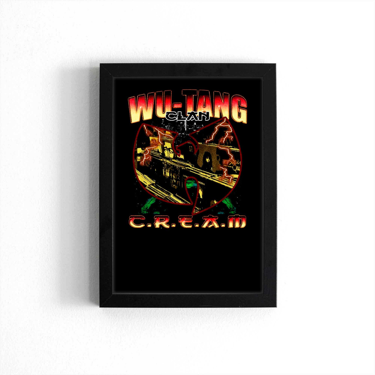 Wu Tang Clan Hip Hop Vintage Bootleg Retro 90s Poster
