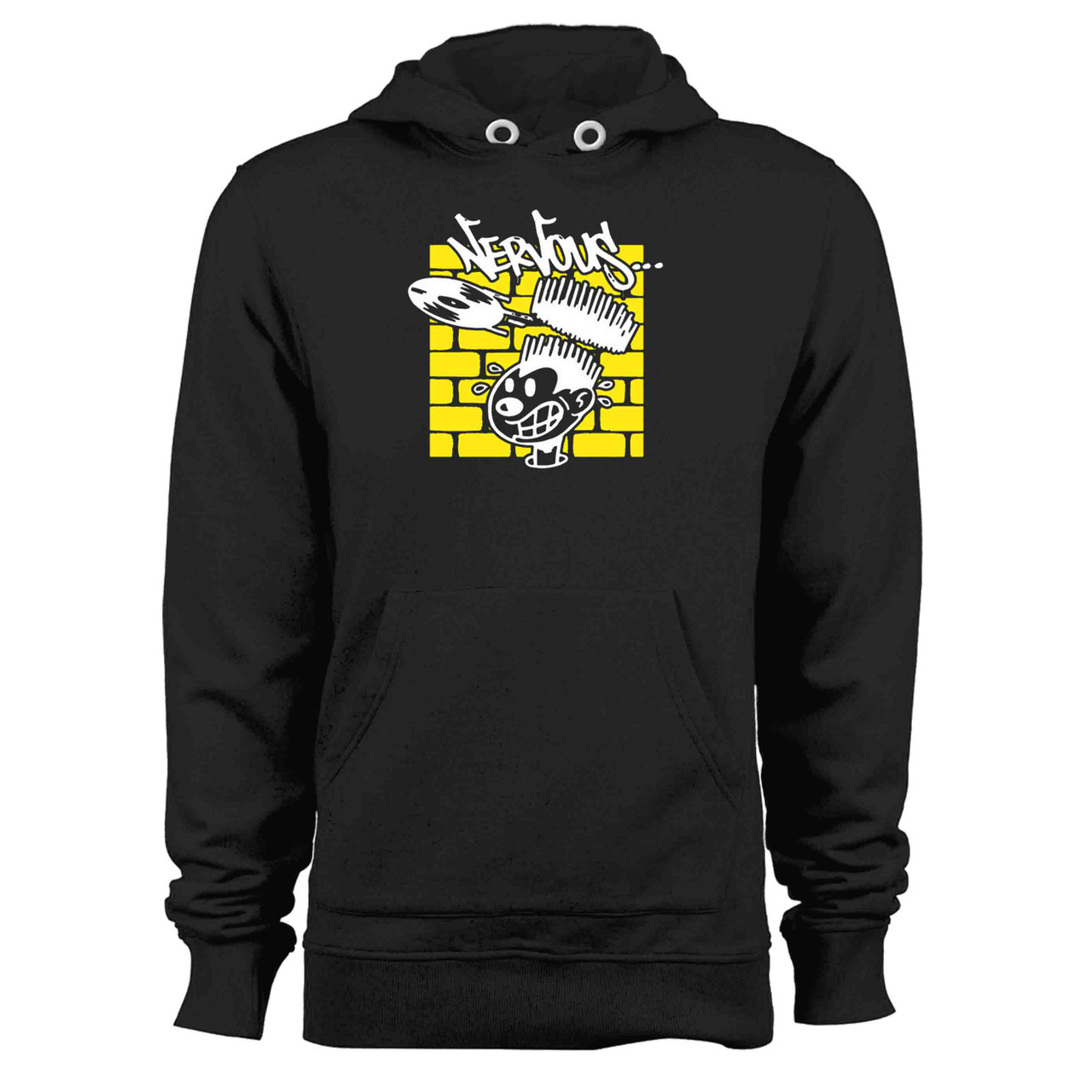 Nervous Records Underground Rap Hip Hop Logo Hoodie