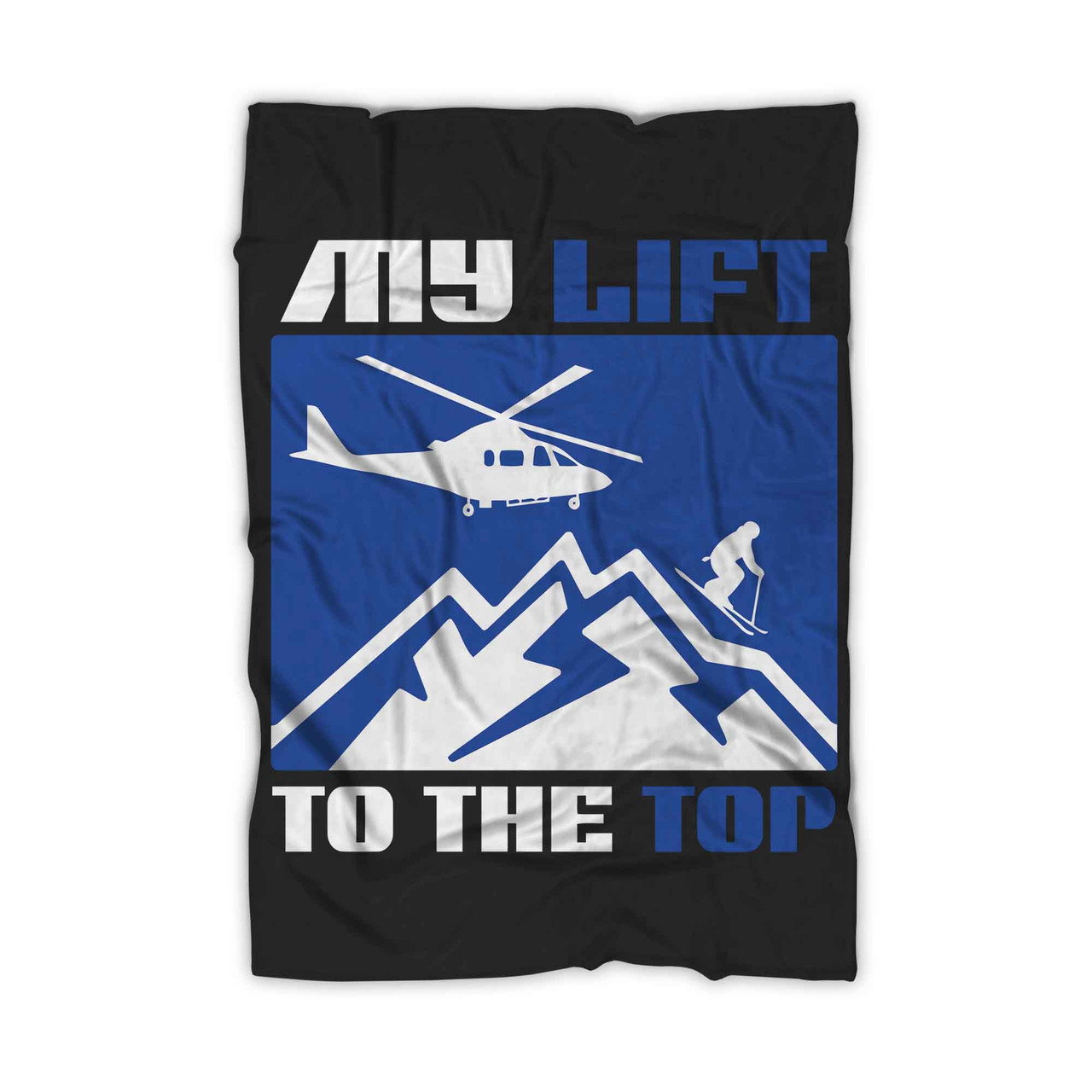 My Lift To The Top Heliskiing Men's T-Shirt