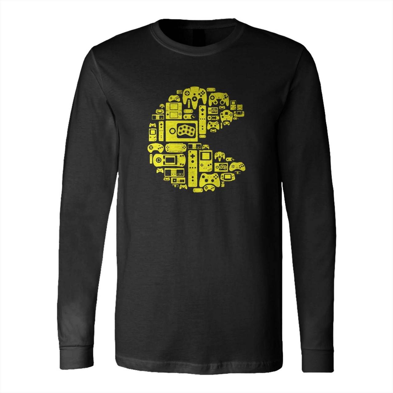 Pac-Man Retro Long Sleeve T-Shirt Tee