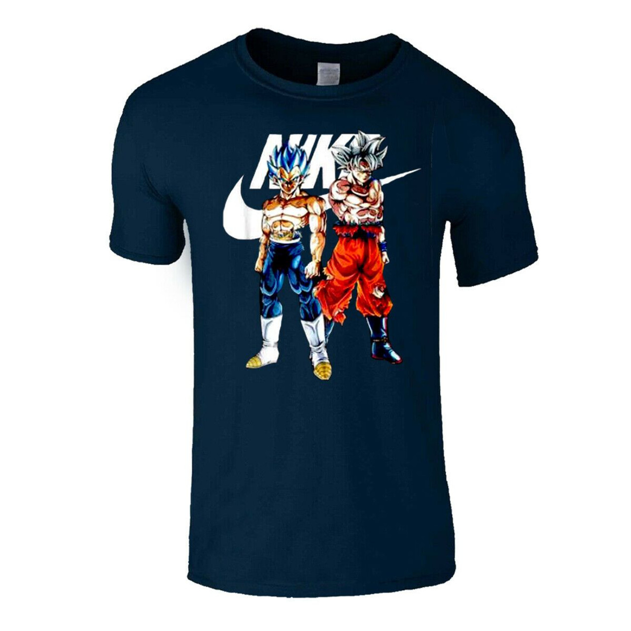 Nike Dragon Ball Z Super Saiyan Goku Vegeta Man's T-Shirt Tee