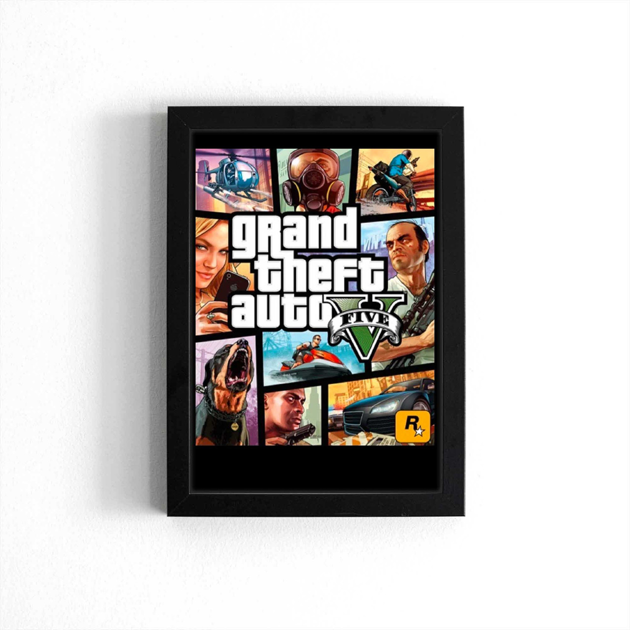 Grand Theft Auto V 5 GTA V Poster