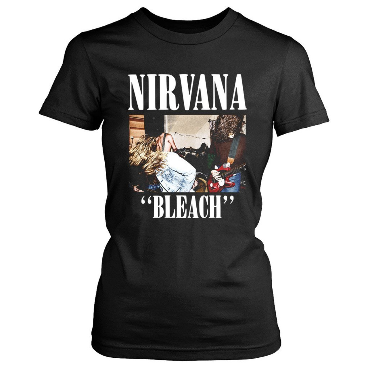 Nirvana Bleach Album Cover Women's T-Shirt Tee