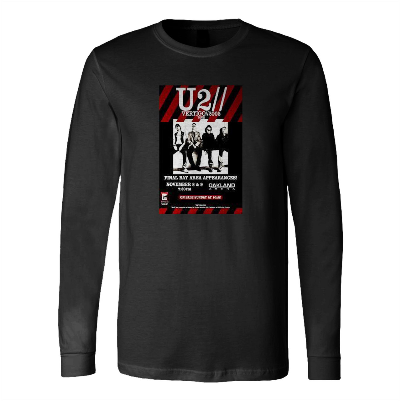 U2 Concert Long Sleeve T-Shirt Tee