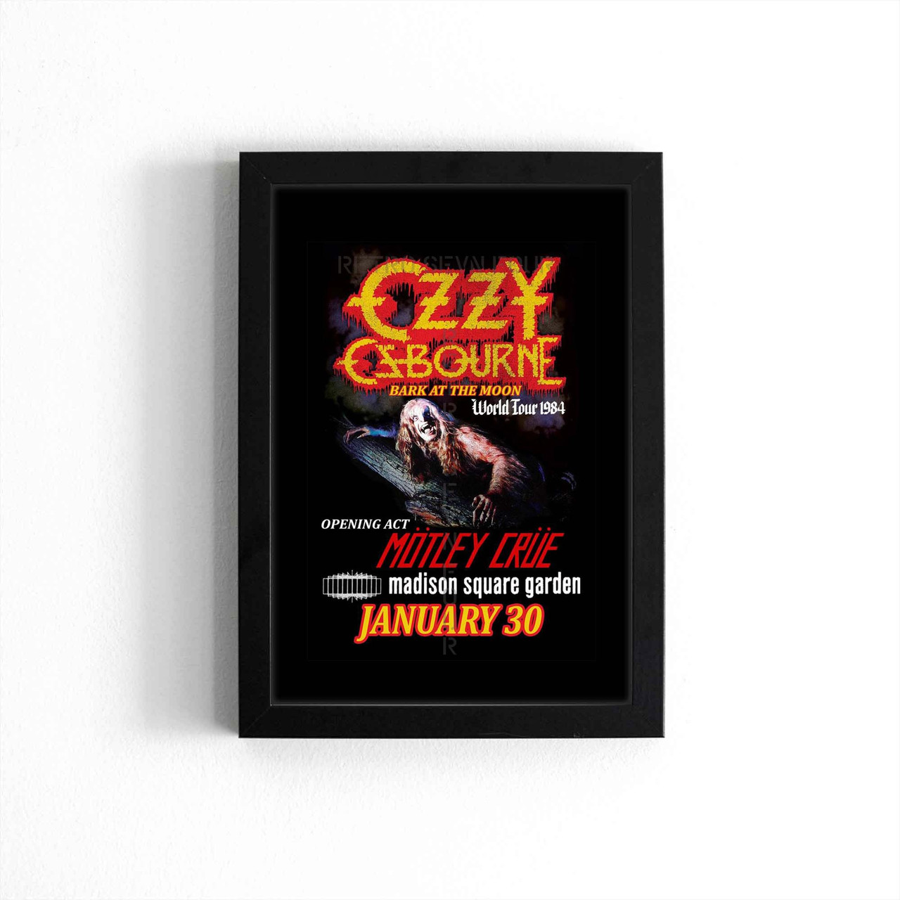 オジーオズボーン BARK AT THE MOON WORLD TOUR1984 OZZY OSBOURNE BARK AT THE MOON WORLD TOUR 1984 CONCERT