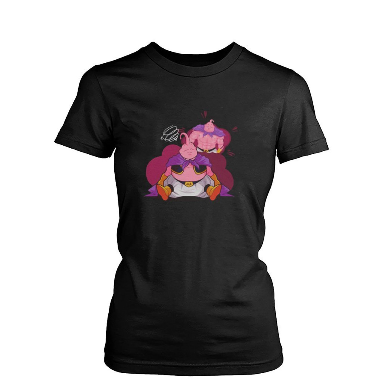 Majin Boo Dragon Ball Double Sided Womens T-Shirt Tee