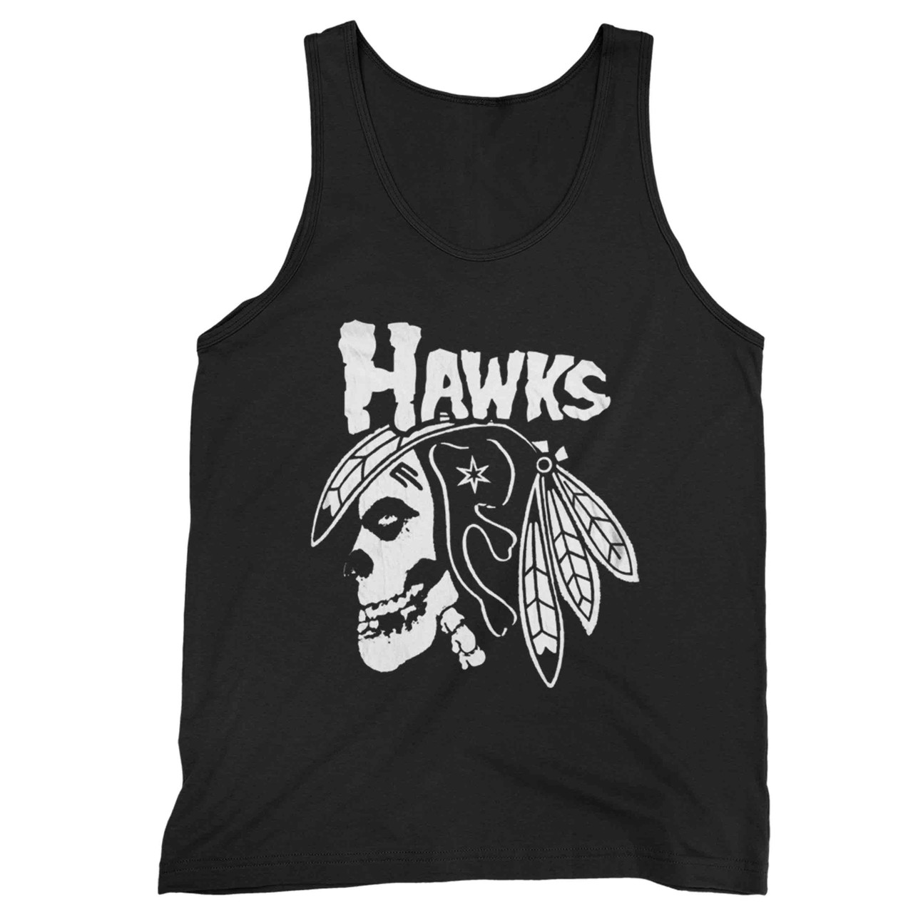 Hawks Misfits blackhawks chicago blackhawks punk rock Hockey Women's T-Shirt