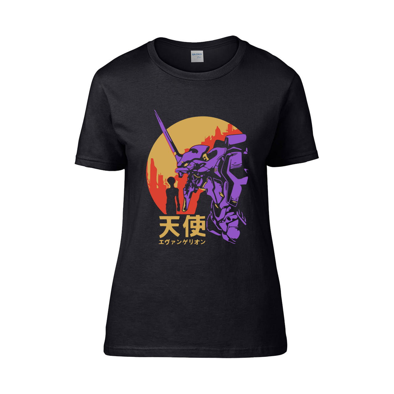 Neon Genesis Evangelion Retro Vintage 2) Women's T-Shirt Tee