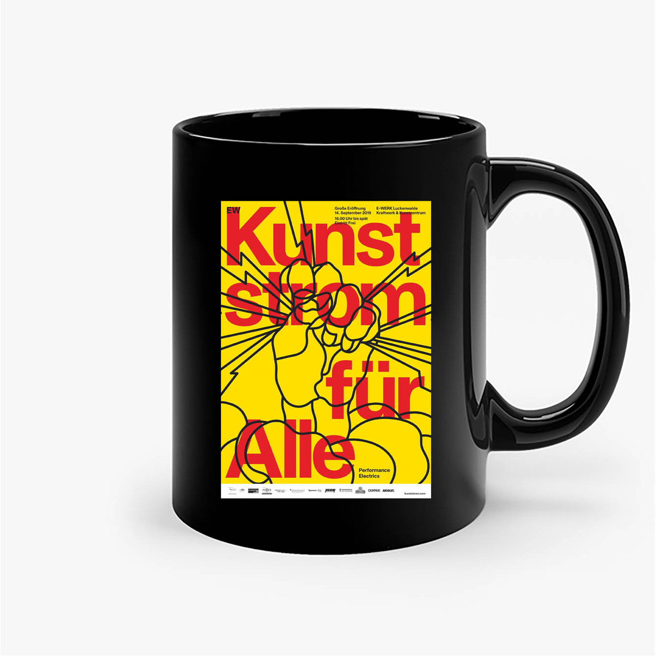 Kunststrom Fur Alle Ceramic Mug
