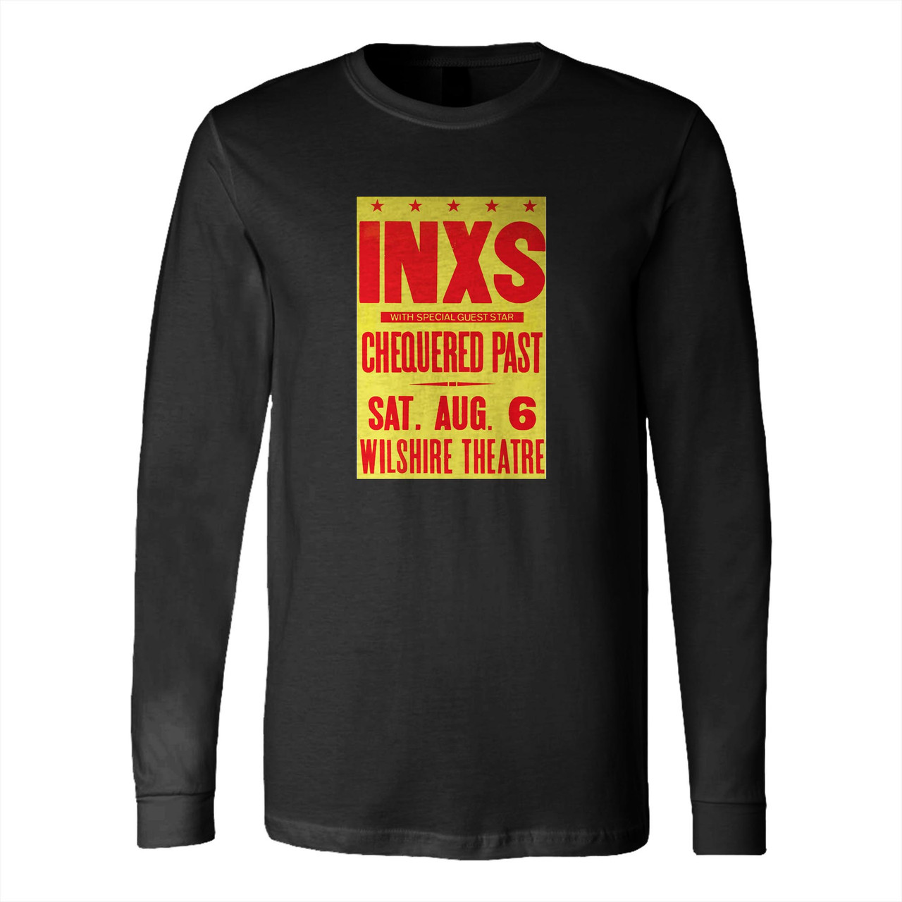 Inxs Concert Long Sleeve T-Shirt Tee