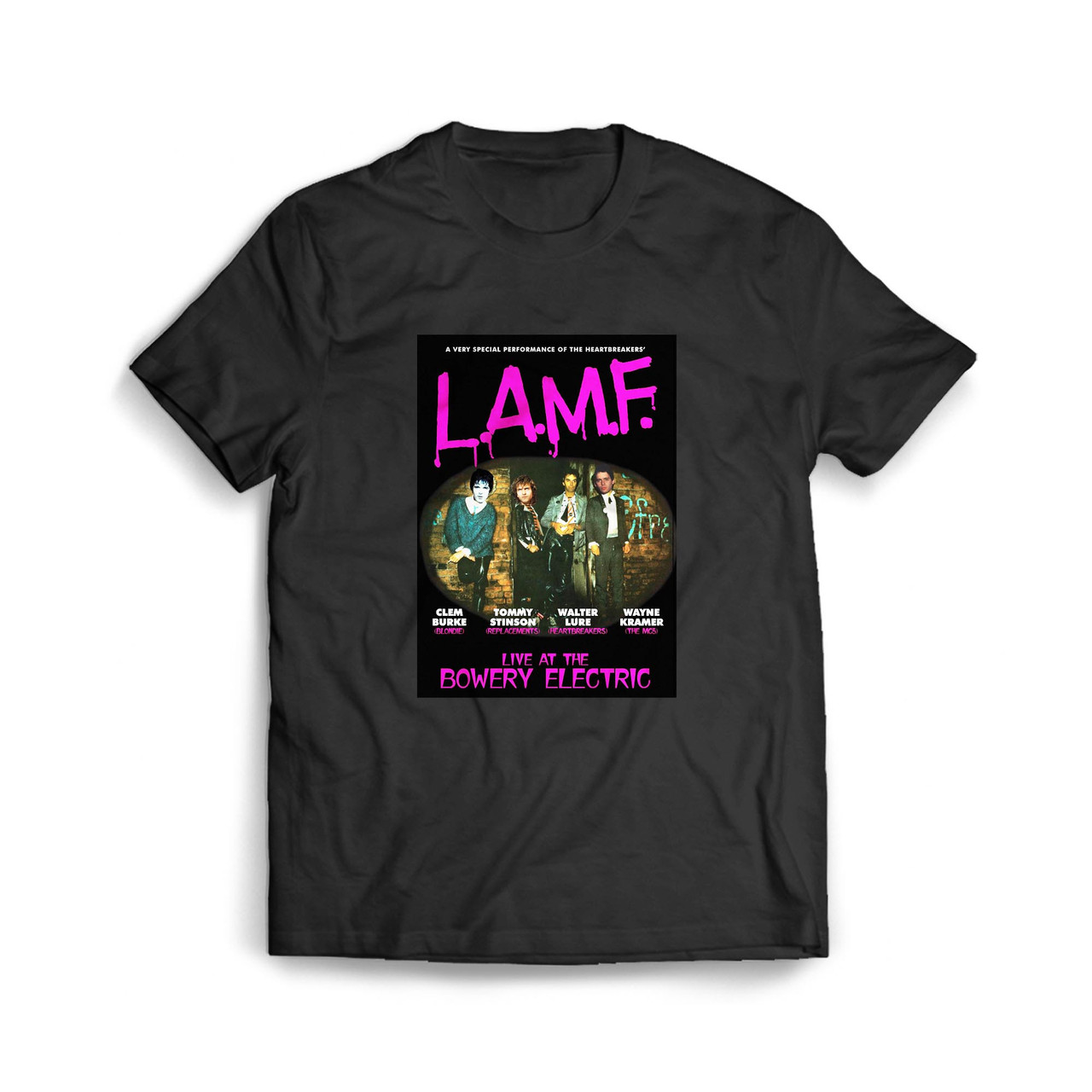 Lamf Live At Bowery Electric Mens T-Shirt Tee