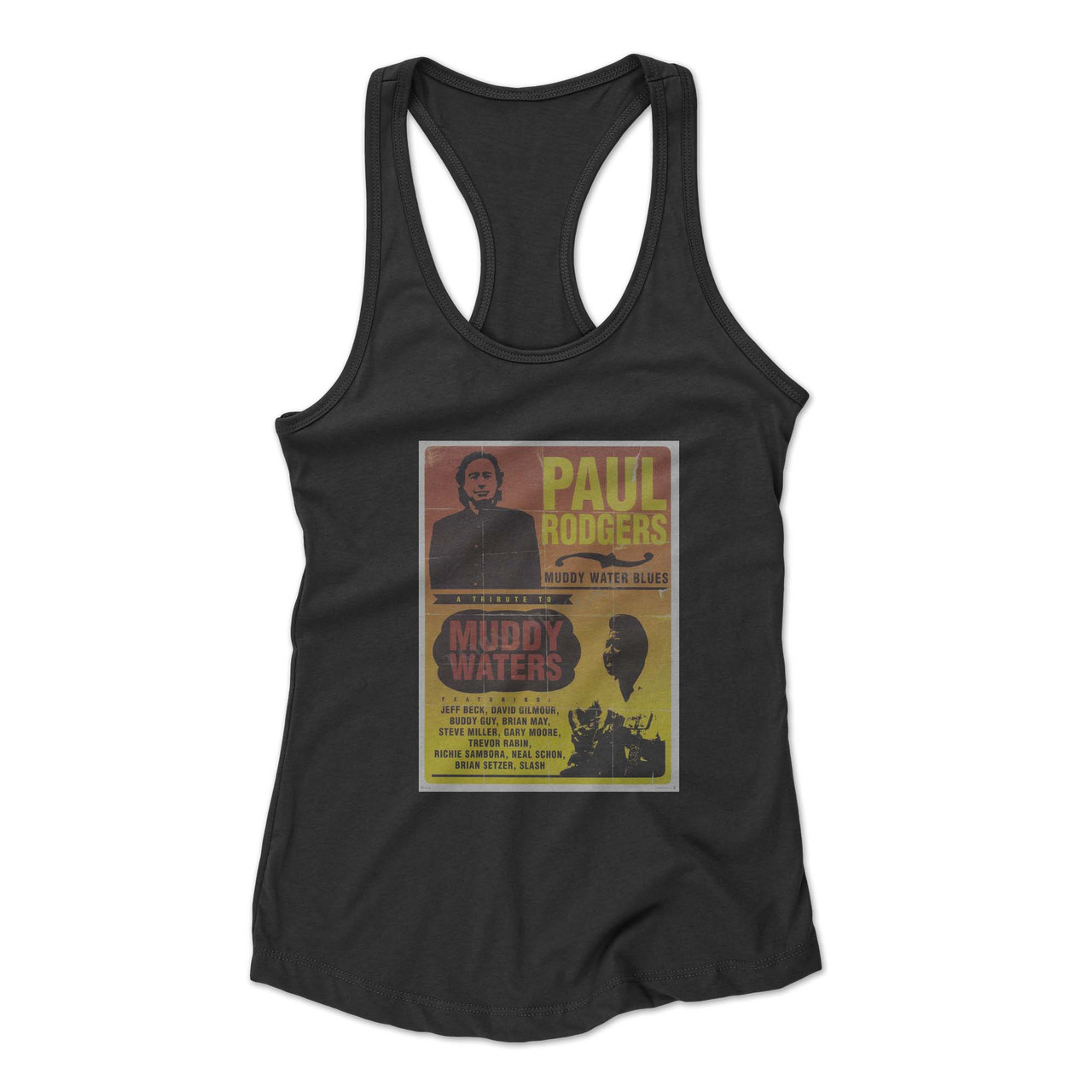 Musicians And Bands Original Unsigned Racerback Tank Top