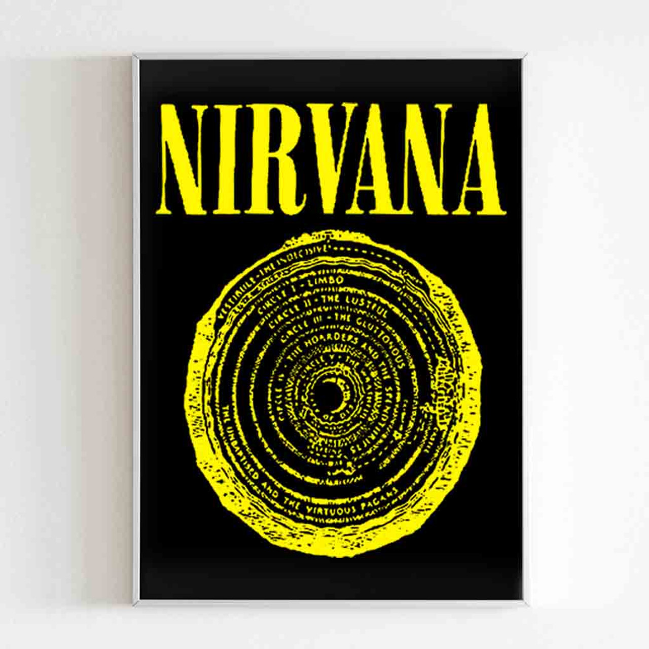 Binaural Records - Nirvana Smiley Face Logo Circle Sticker – Binaural  Records