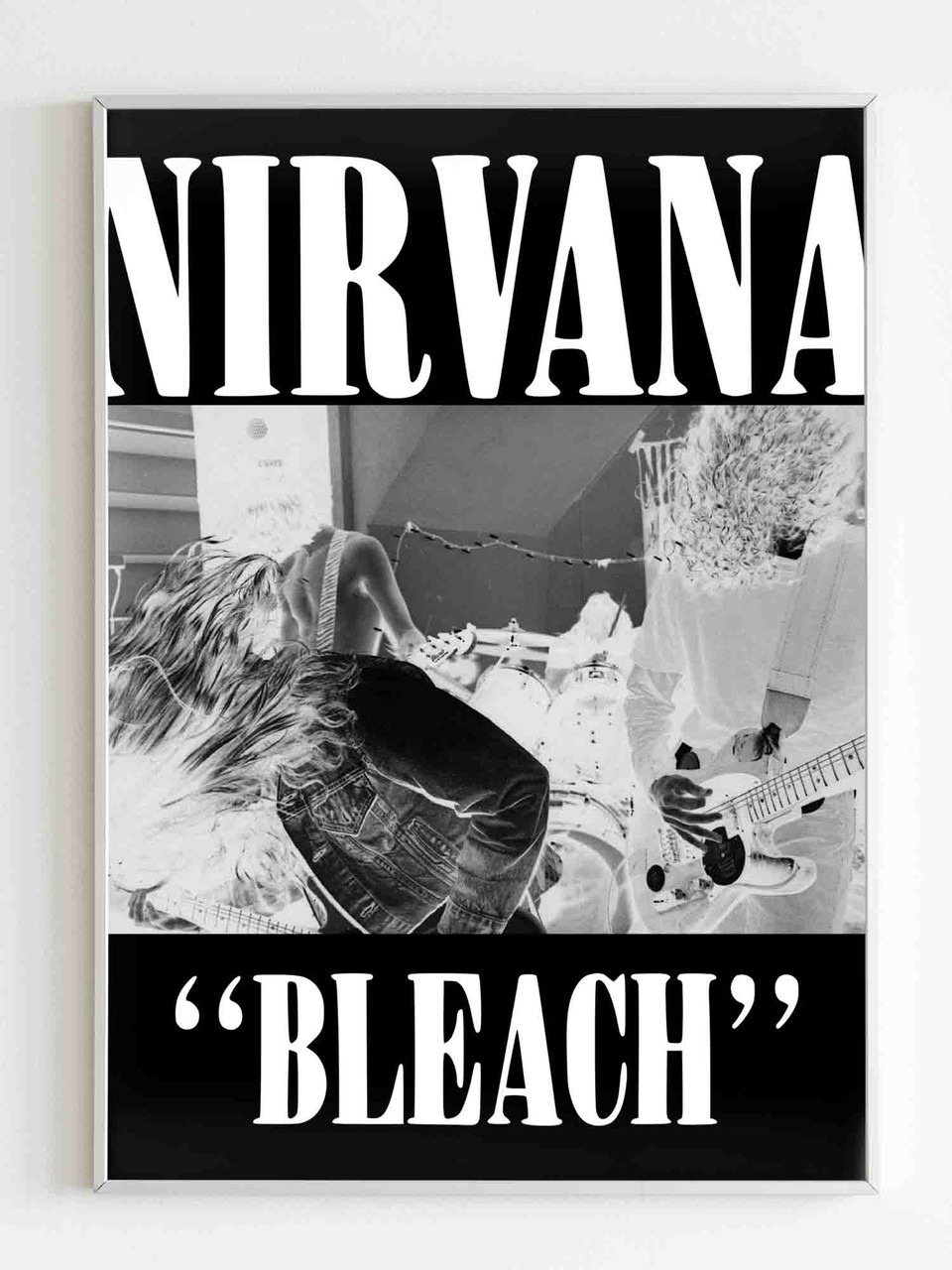 Nirvana Bleach Cover Album Poster