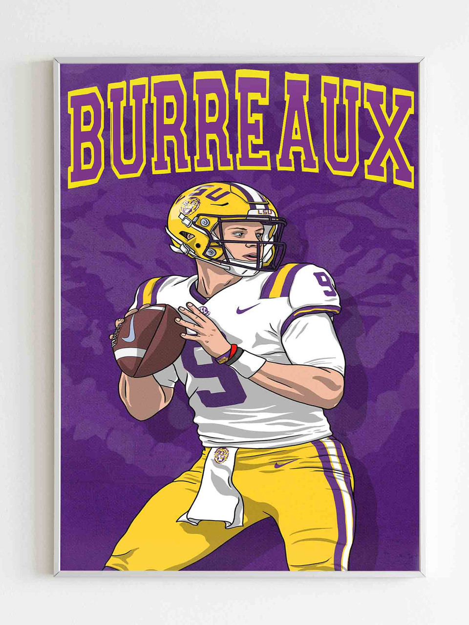 Joe Burrow Burreaux Poster