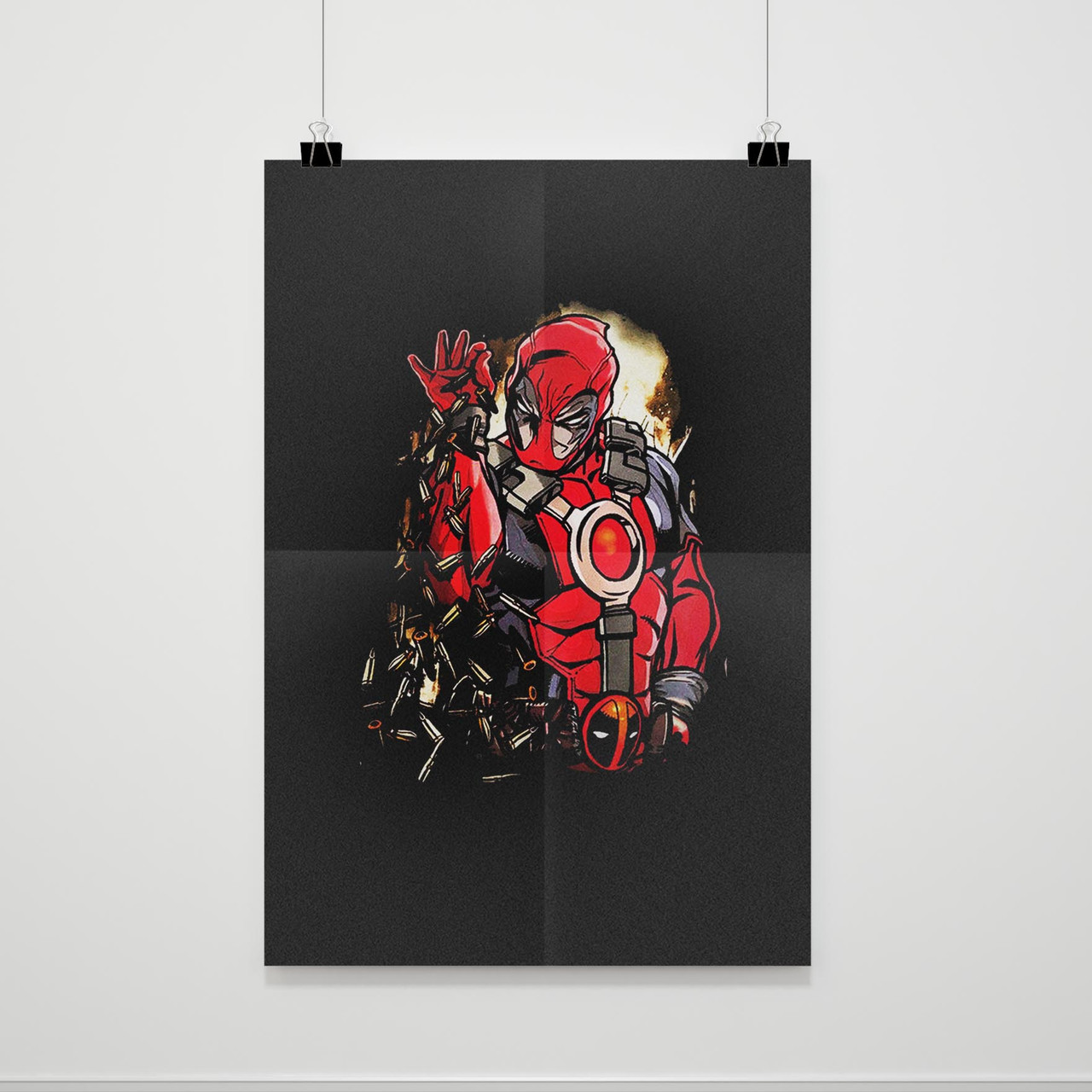 Deadpool Bullet Bae Awesome Poster