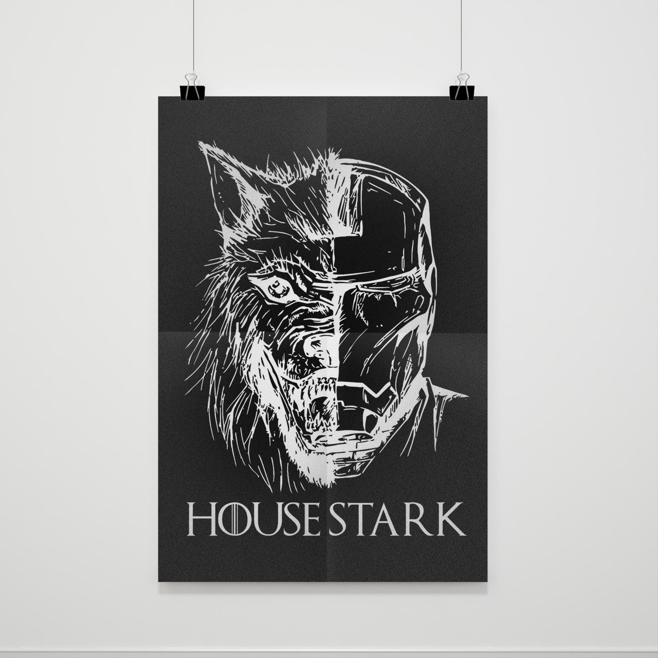 Game of Thrones Stark Logo Poster