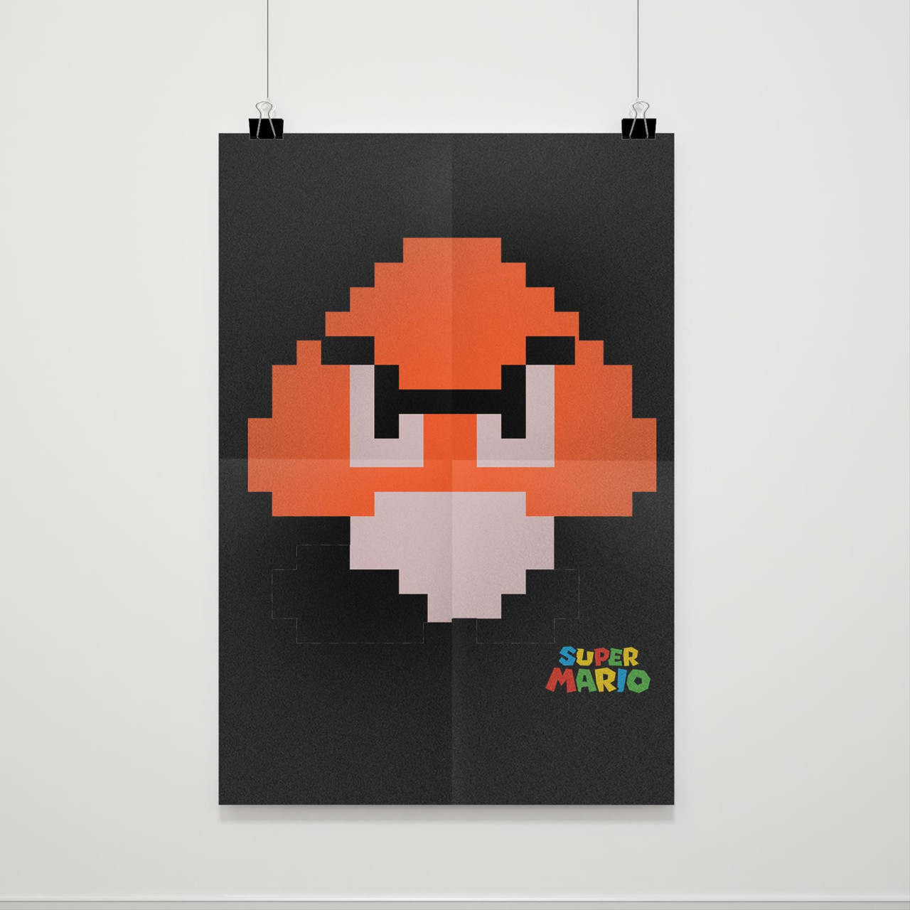 8 bit mario goomba