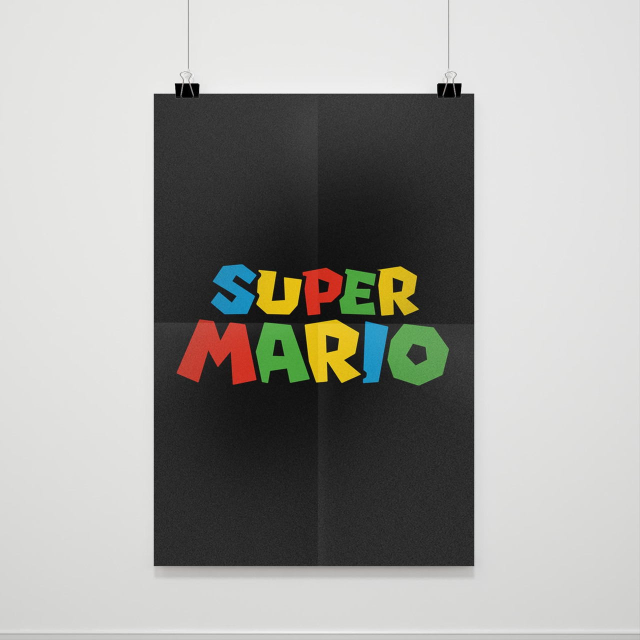 Super Mario Logo Poster