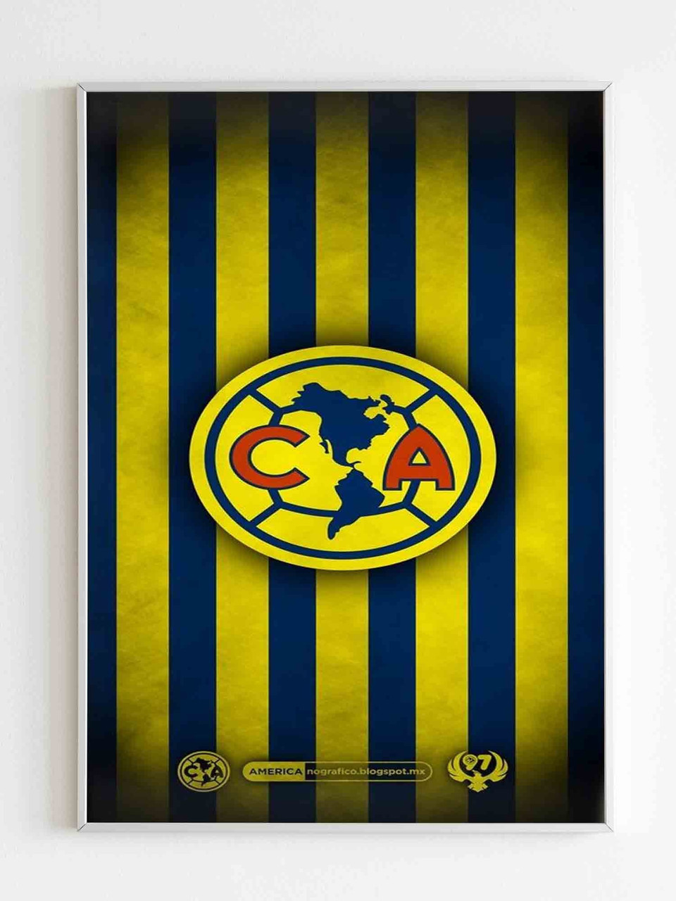 Club America El Mas Grande Logo Poster