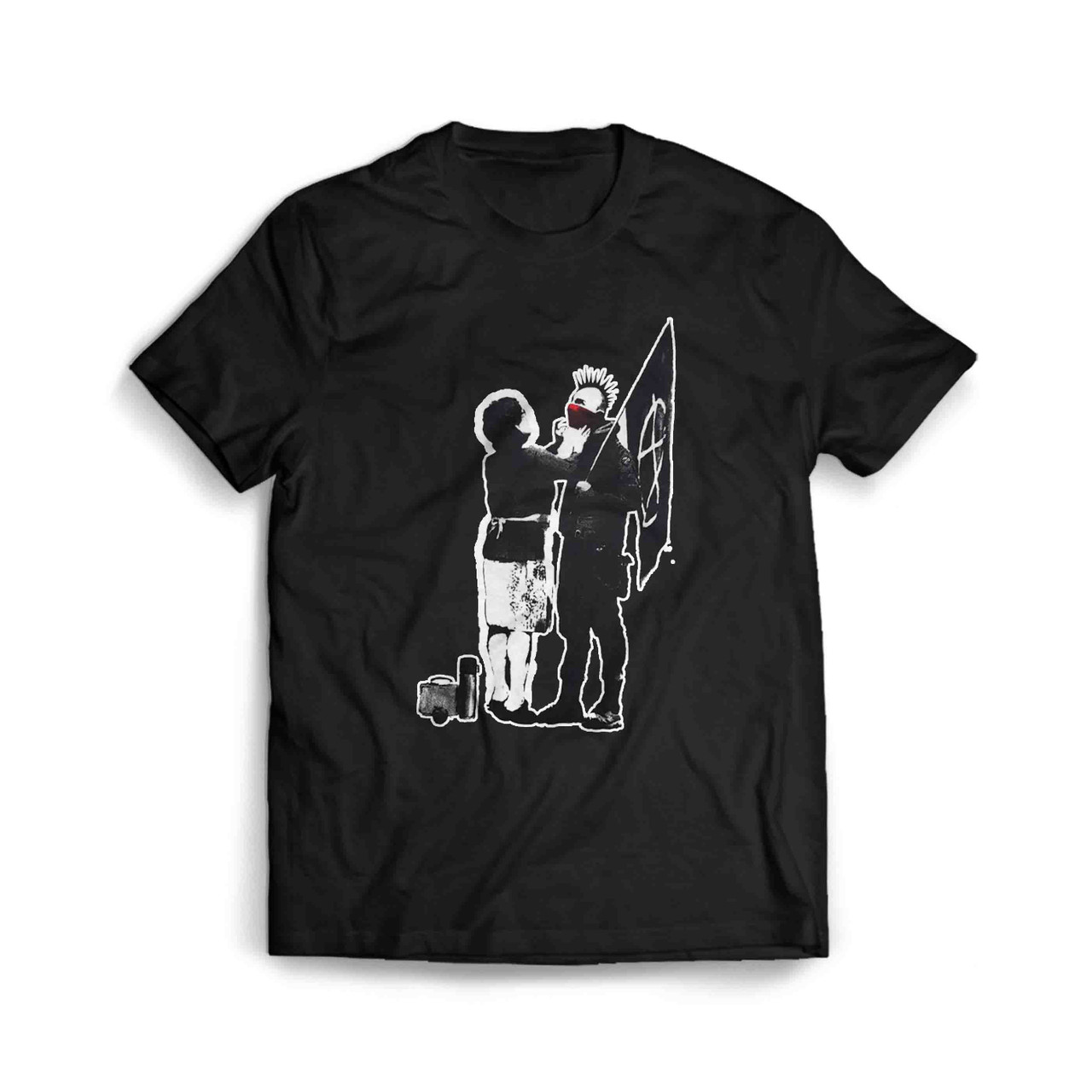 Banksy Punk Mum Anarchist Punk And Mother Man's T-Shirt