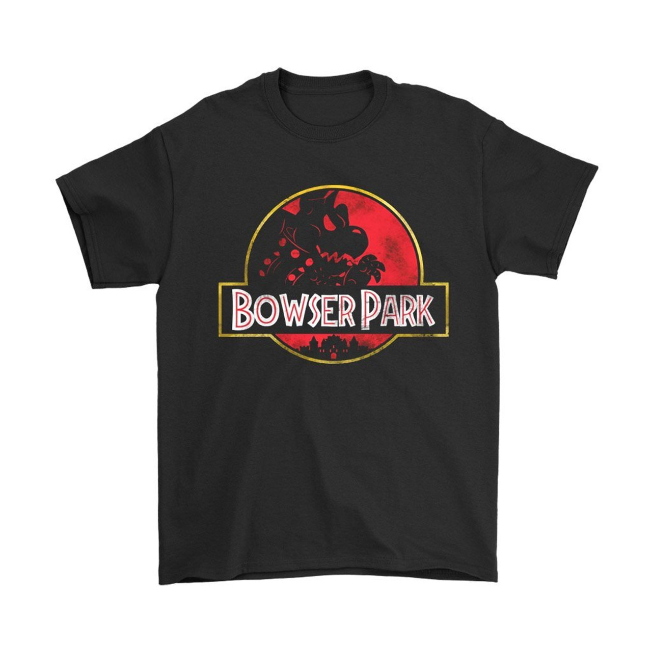 Bowser Park Super Mario Man's T-Shirt Tee