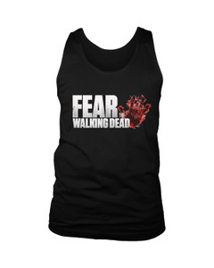 Fear The Walking Dead Logo Man's Tank Top Fear The Walking Dead Logo Man's Tank Top