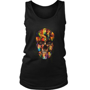 The Walking Dead Zombie Head Art Women's Tank Top The Walking Dead Zombie Head Art Women's Tank Top