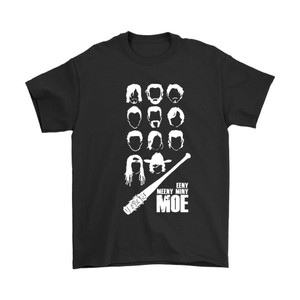 The Walking Dead Negan Eeny Meeny Miny Moe Man's T-Shirt Tee The Walking Dead Negan Eeny Meeny Miny Moe Man's T-Shirt Tee