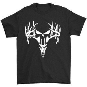 The Punisher Deer Hunting Man's T-Shirt Tee The Punisher Deer Hunting Man's T-Shirt Tee