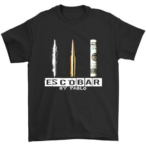 Escobar By Pablo Narcos Inspired Drug Lord Man's T-Shirt Tee Escobar By Pablo Narcos Inspired Drug Lord Man's T-Shirt Tee