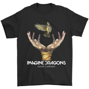 Smoke Mirrors Imagine Dragons Man's T-Shirt Tee Smoke Mirrors Imagine Dragons Man's T-Shirt Tee