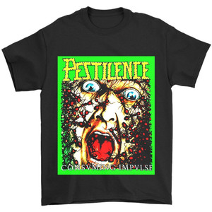Pestilence Consuming Impulse Death Metal Thrash Man's T-Shirt Tee Pestilence Consuming Impulse Death Metal Thrash Man's T-Shirt Tee