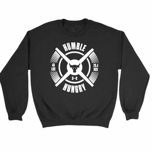 Under Armor Project Rock Humble And Hungry Graphic Sweatshirt Under Armor Project Rock Humble And Hungry Graphic Sweatshirt