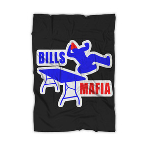 Bills Mafia Football Superfan Tribute Blanket