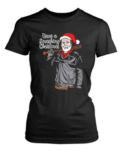 Have A Smashing Christmas Negan Twd Parody Women's T-Shirt Tee Have A Smashing Christmas Negan Twd Parody Women's T-Shirt Tee